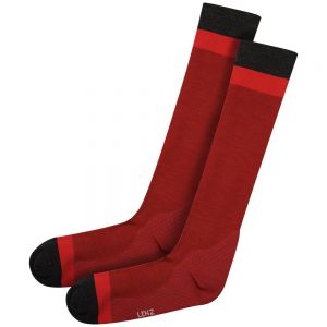 Prezzi Lenz merino compression 1 long socks rosso eu 35-38 uomo