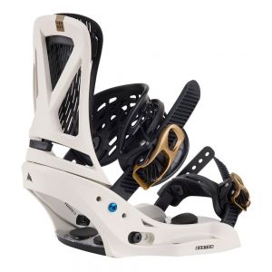 Prezzi Burton escapade est snowboard bindings bianco m