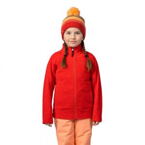 Prezzi Hannah alma junior full zip fleece rosso 110-116 cm