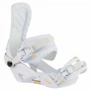 Prezzi Nitro poison woman snowboard bindings bianco s-m