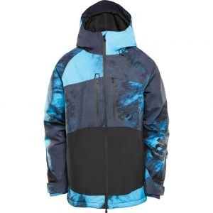 Prezzi Thirtytwo lashed hood jacket blu l uomo