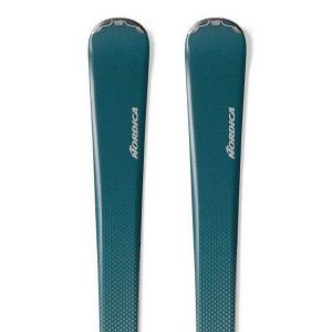 Prezzi Nordica belle 75+tp2 compact 10 fdt alpine skis blu 144