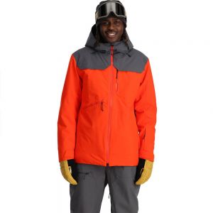 Prezzi Spyder anthem jacket arancione 2xl uomo