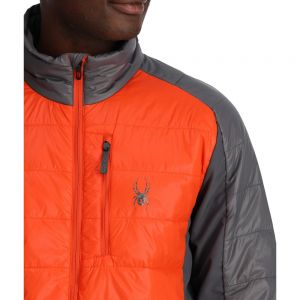 Prezzi Spyder glissade jacket arancione 2xl uomo