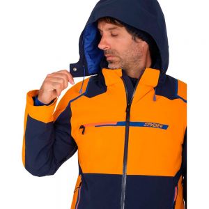 Prezzi Spyder titan jacket arancione l uomo