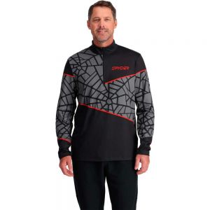 Prezzi Spyder vital half zip sweater nero m uomo