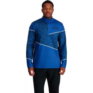 Prezzi Spyder vital half zip sweater blu s uomo