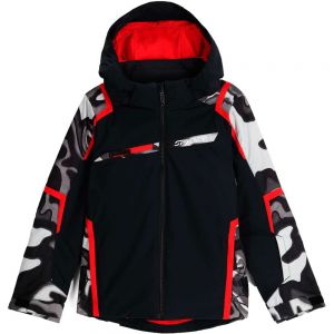 Prezzi Spyder challenger jacket rosso,nero 12 years ragazzo