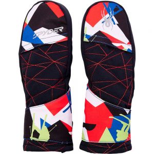 Prezzi Spyder cubby ski mittens multicolor l ragazzo