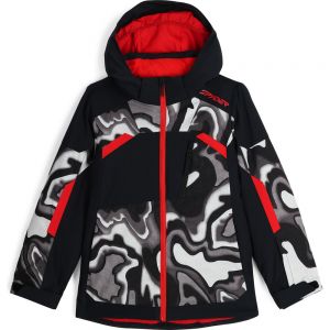 Prezzi Spyder leader jacket nero 10 years ragazzo