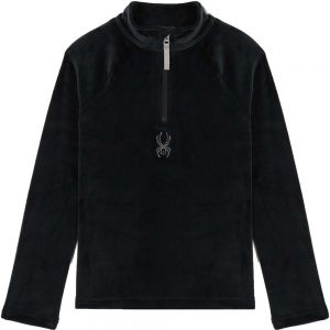 Prezzi Spyder shimmer bug half zip fleece nero m