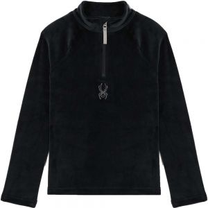 Prezzi Spyder shimmer bug half zip fleece nero m