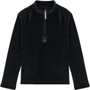 Prezzi Spyder shimmer bug half zip fleece nero xl