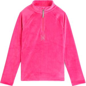 Prezzi Spyder shimmer bug half zip fleece rosa l