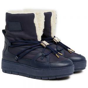 Prezzi Tommy hilfiger essential fw0fw07504 snow boots blu eu 38 donna