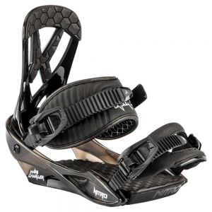 Prezzi Nitro mini charger snowboard bindings nero s