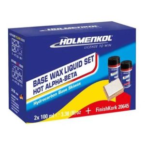 Prezzi Holmenkol cera liquida basic set hot 2x100ml