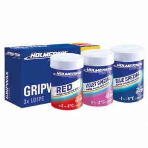 Prezzi Holmenkol 3Â xÂ loipeÂ grip wax 3x45 gr multicolor