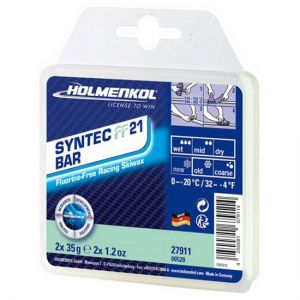 Prezzi Holmenkol syntec ff 21 bar 0Â°c/-20Â°c wax 2x35 gr trasparente