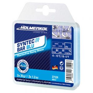 Prezzi Holmenkol syntec ff bar -8Â°c/-15Â°c wax 2x35 gr blu