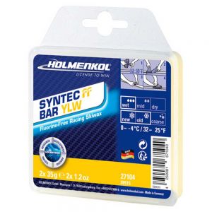 Prezzi Holmenkol syntec ff bar 0Â°c/-4Â°c wax 2x35 gr giallo