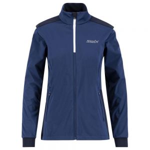 Prezzi Swix cross jacket blu l donna