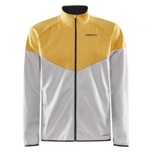 Prezzi Craft core glide block jacket giallo,grigio m uomo