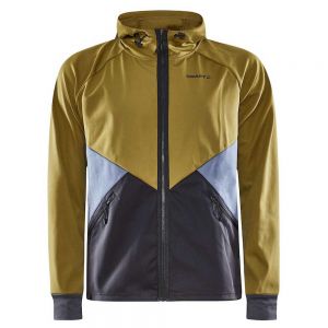 Prezzi Craft core glide hood jacket giallo,nero s uomo