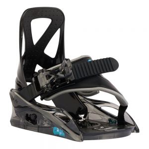 Prezzi Burton grom kids snowboard bindings nero m