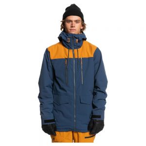 Prezzi Quiksilver fairbanks jacket arancione xl uomo