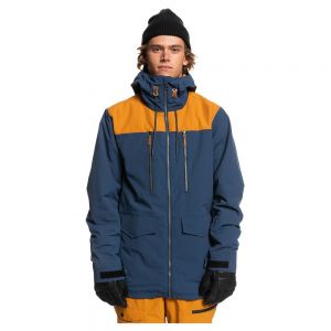 Prezzi Quiksilver fairbanks jacket arancione m uomo