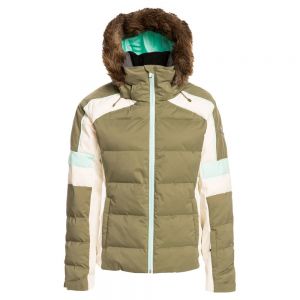 Prezzi Roxy blizzard jacket verde l donna