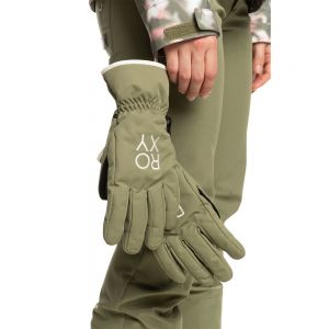 Prezzi Roxy freshfields gloves verde s donna