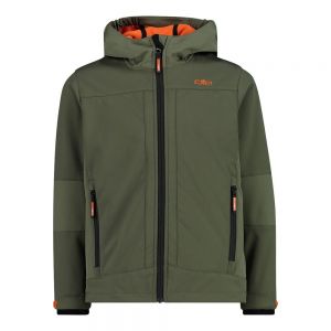 Prezzi Cmp fix hood 3a00094 jacket verde 5 years ragazzo