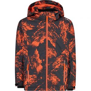 Prezzi Cmp snaps hood 39w1924 jacket arancione 3 years ragazzo