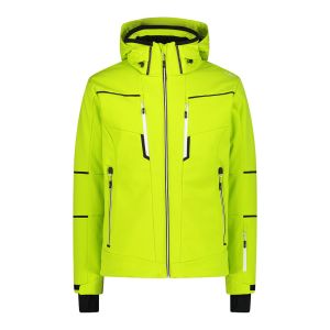 Prezzi Cmp zip hood 32w0147 jacket giallo 2xl uomo