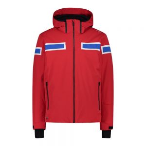 Prezzi Cmp zip hood 32w0177 jacket rosso 2xl uomo