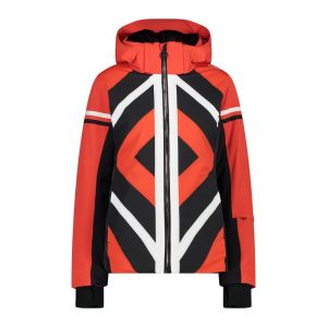 Prezzi Cmp zip hood 32w0256 jacket rosso 2xl donna