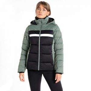 Prezzi Dare2b crystallize ski jacket verde,nero 12 donna