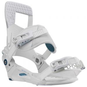 Prezzi Nidecker muon woman snowboard bindings bianco l