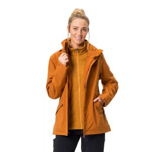 Prezzi Vaude rosemoor 3 in 1 jacket marrone 34 donna