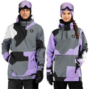 Prezzi Siroko w1 tignes jacket grigio,viola s uomo