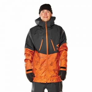 Prezzi Thirtytwo tm-3 jacket arancione,nero m uomo