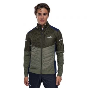 Prezzi Swix dynamic hybrid insulated hood jacket verde l uomo