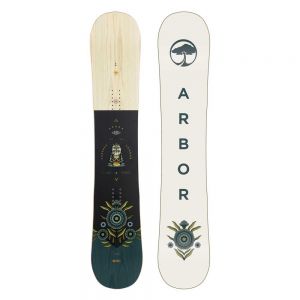 Prezzi Arbor cadence camber woman snowboard beige 144