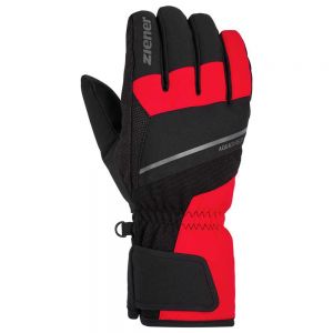 Prezzi Ziener gezim as gloves rosso,nero 9.5 uomo