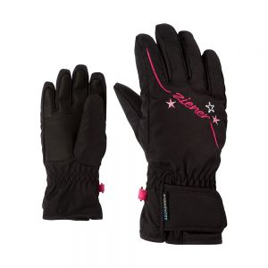 Prezzi Ziener lula as girl gloves nero 3.5 ragazzo