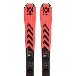 Prezzi Volkl racetiger red+7.0 vmotion r youth alpine skis rosso 130