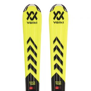 Prezzi Volkl racetiger yellow+4.5 vmotion youth alpine skis giallo 100