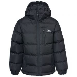 Prezzi Trespass tuff jacket nero 7-8 years ragazzo